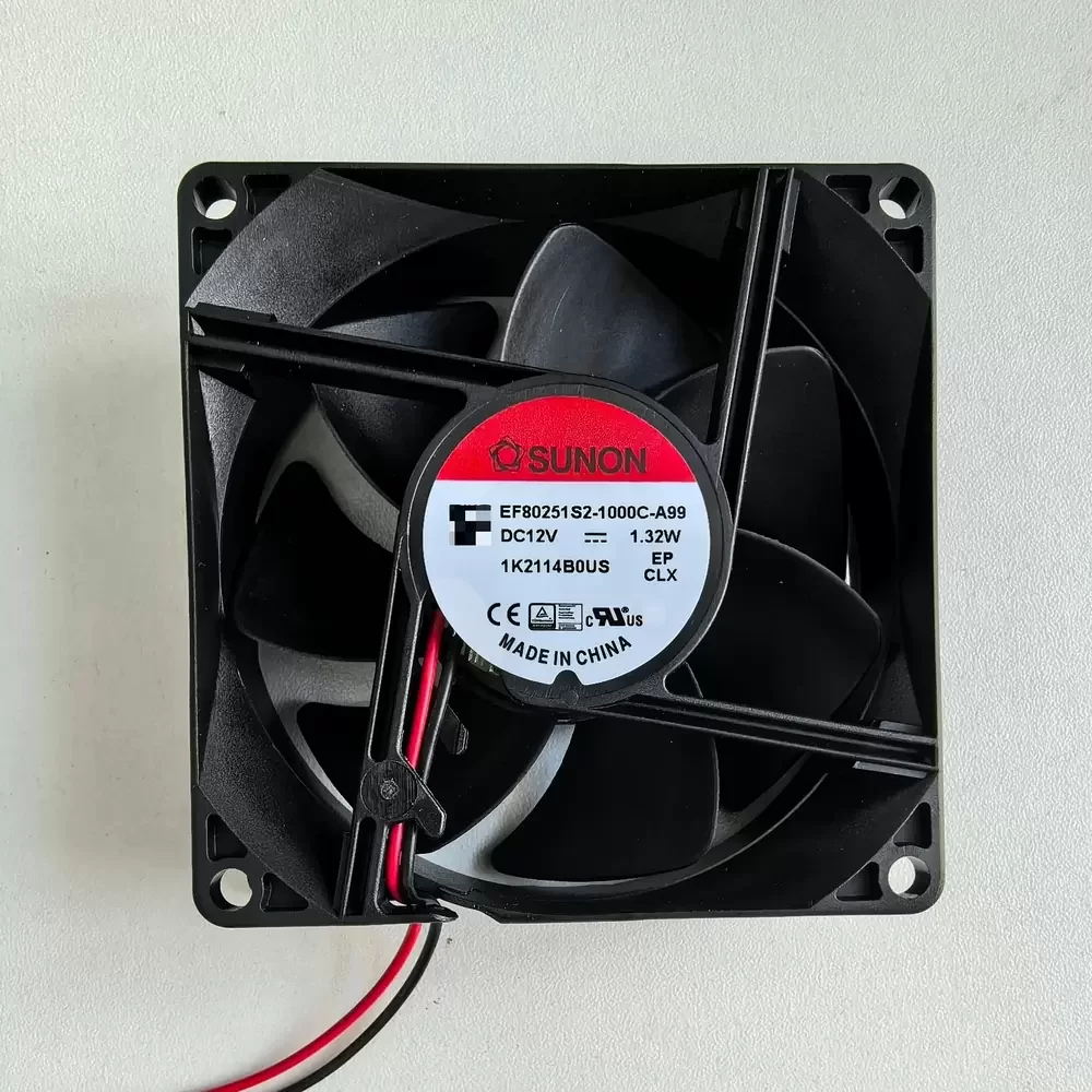 EF80251S2-1000C-A99 SUNON 12VDC 80x80x25mm Sleeve Axial Fan