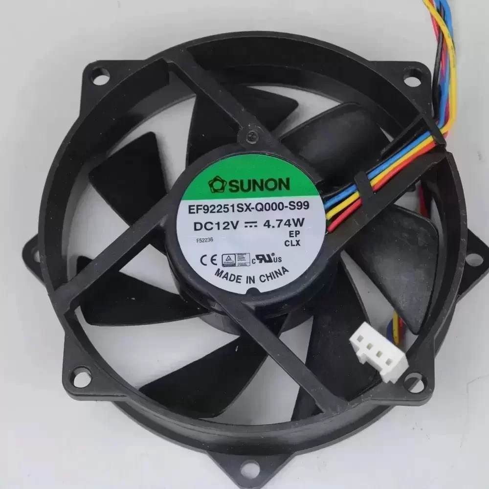EF92251SX-Q000-S99 SUNON 12VDC 92x92x25mm PWM Axial Fan