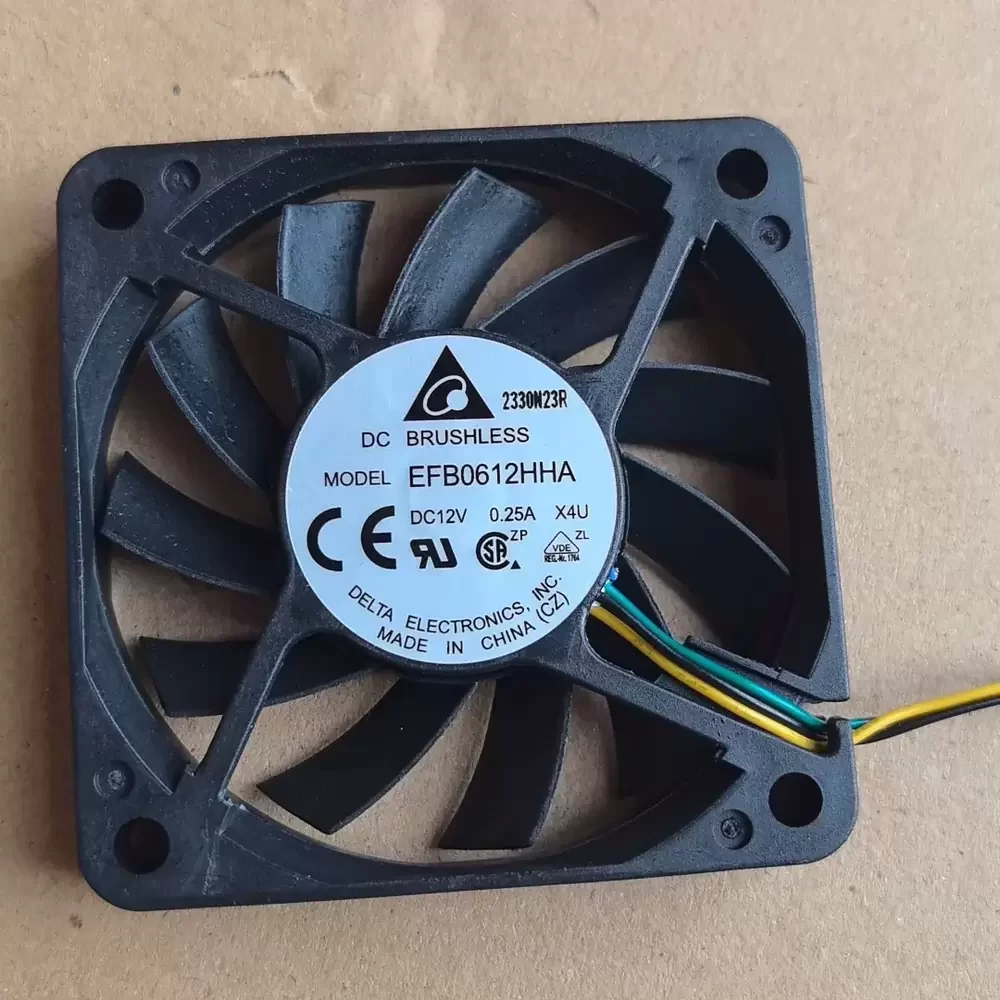 EFB0612HHA-X4U Delta 12VDC 60x60x10mm PWM Axial Fan