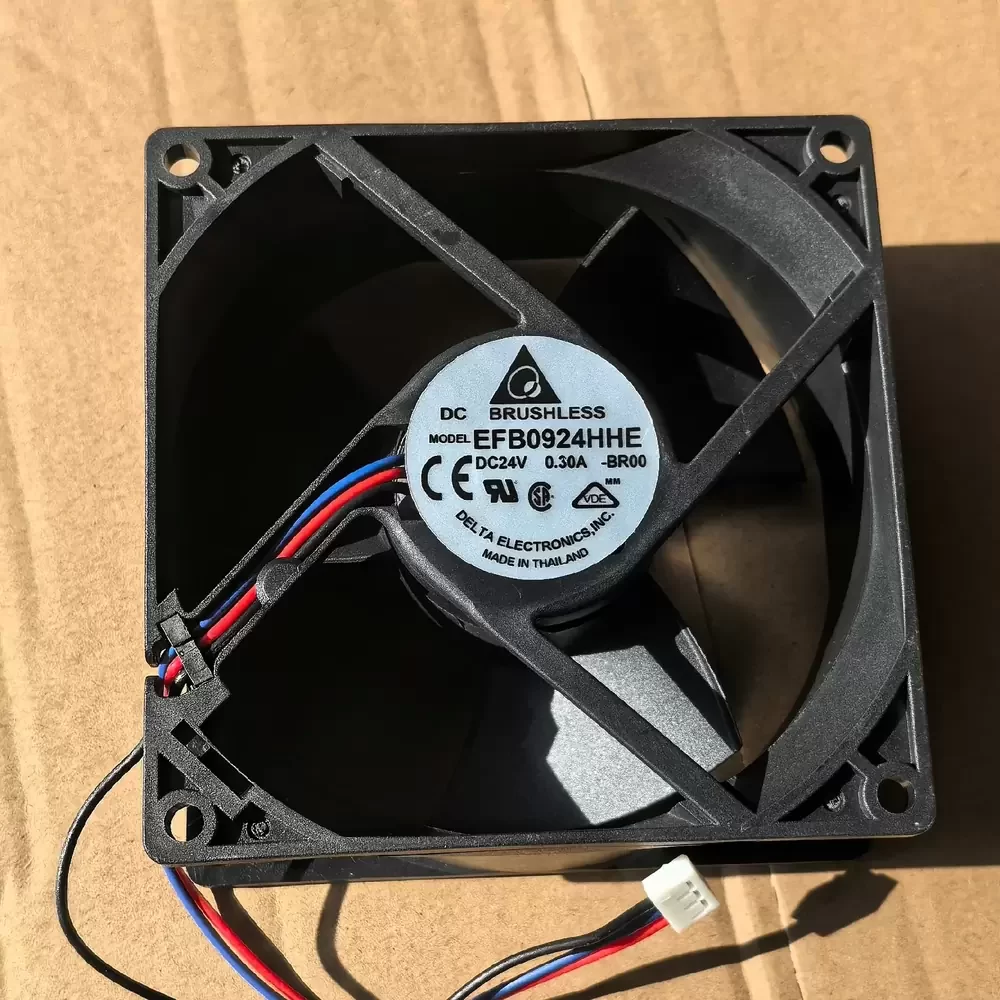 EFB0924HHE-BR00 Delta 24VDC 92x92x38mm 3-Wire Axial Fan