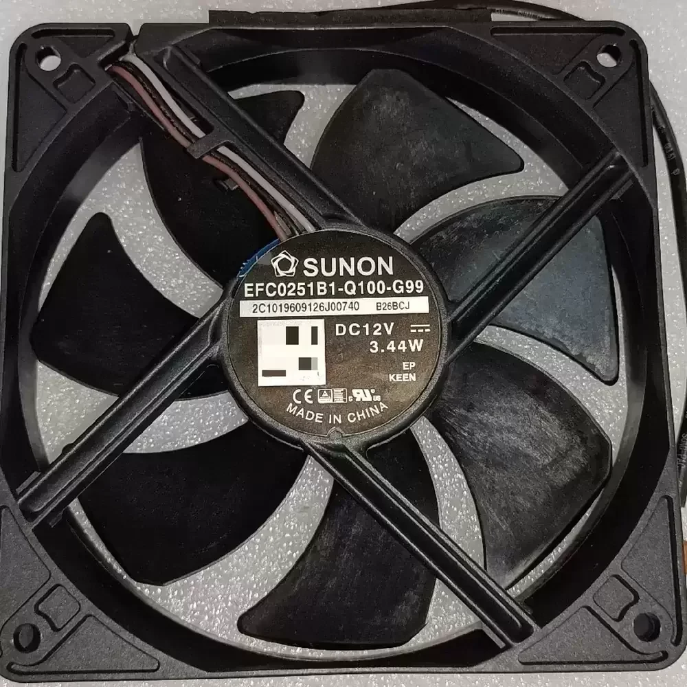EFC0251B1-Q100-G99 SUNON 12VDC 120x120x25mm Axial Fan