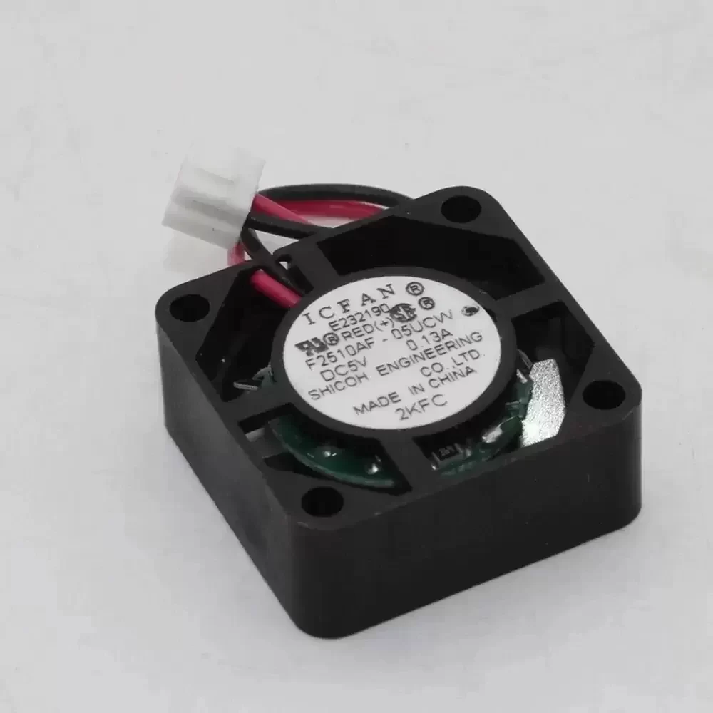 F2510AF-05UCW ICFAN 5VDC 25x25x10mm Low Noise Axial Fan