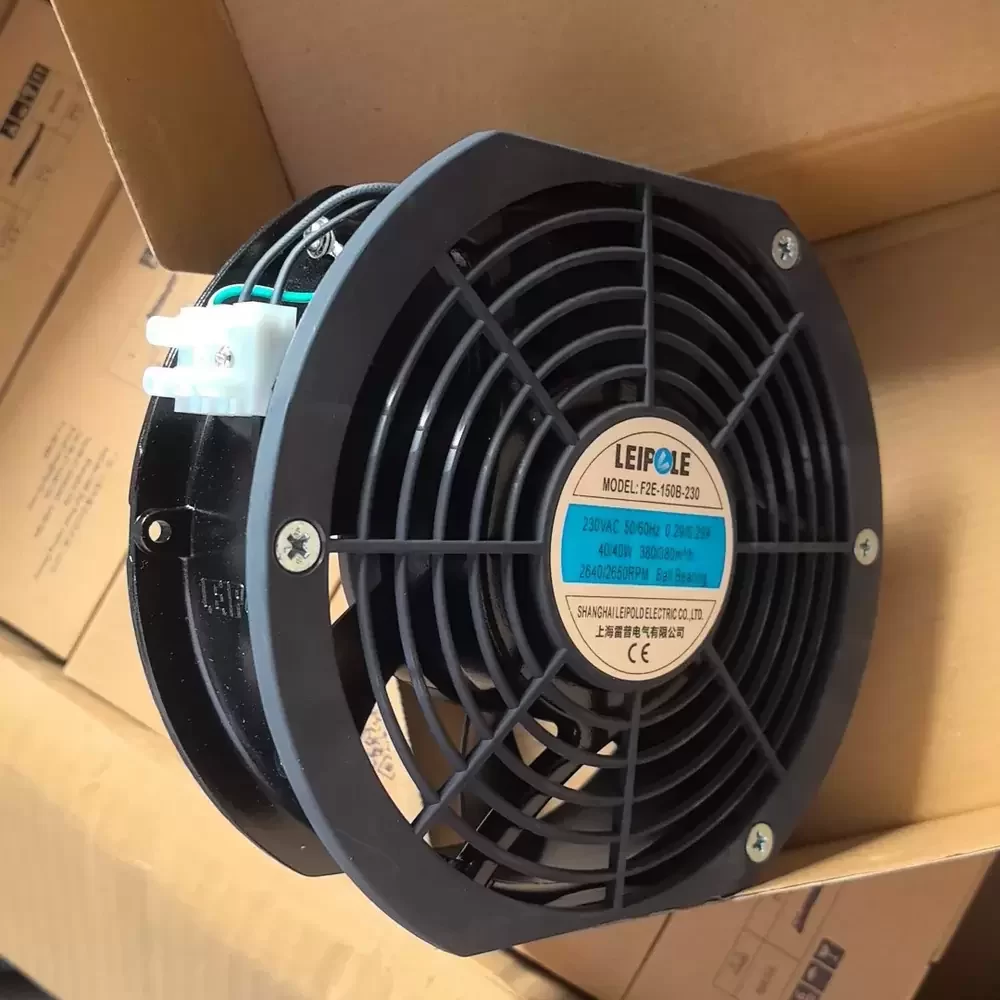F2E-150B-230 Leipole 230VAC 172x150x51mm Axial Fan F2E-150B-230 Leipole 230VAC 172x150x51mm Axial Fan
