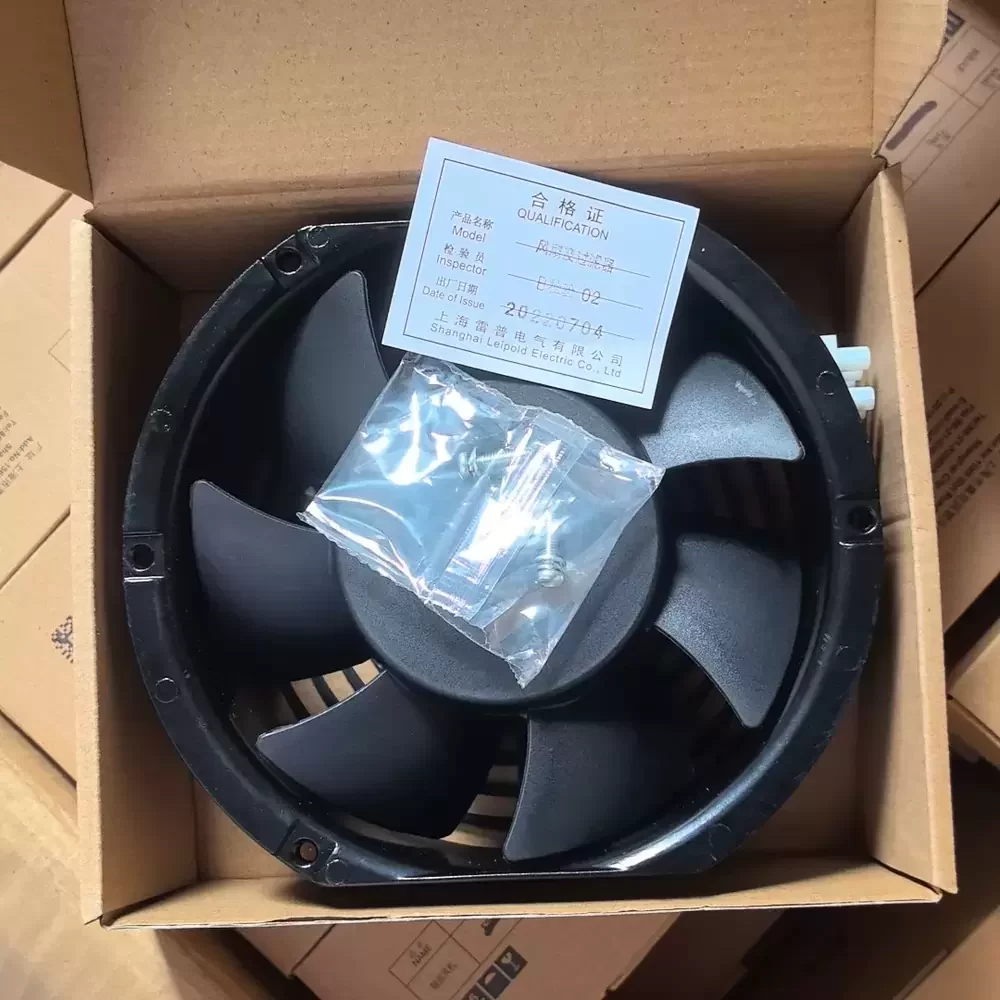 F2E-150B-230 Leipole 230VAC 172x150x51mm Axial Fan F2E-150B-230 Leipole 230VAC 172x150x51mm Axial Fan