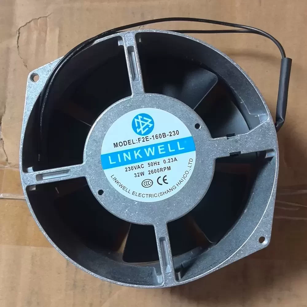 F2E-160B-230 LINKWELL 230VAC 172x150x51mm Oval Axial Fan