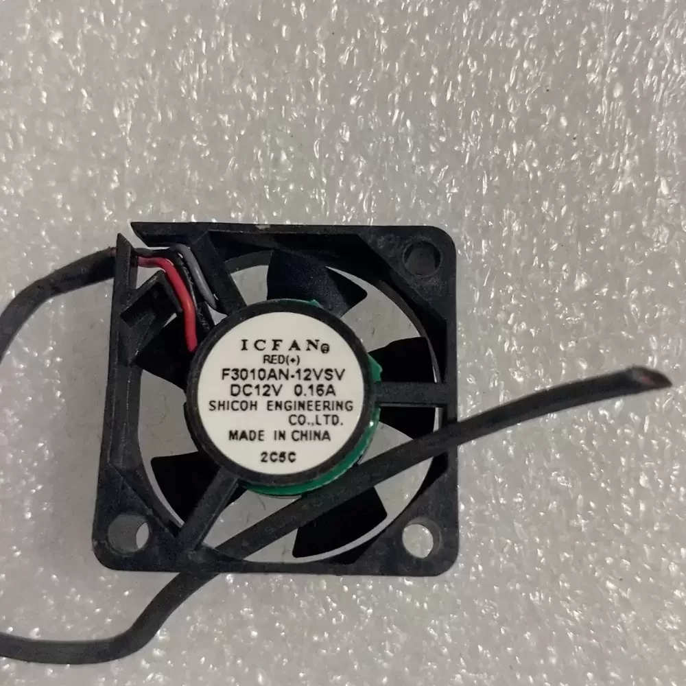 F3010AN-12VSV ICFAN 12VDC 30x30x10mm Silent Axial Fan