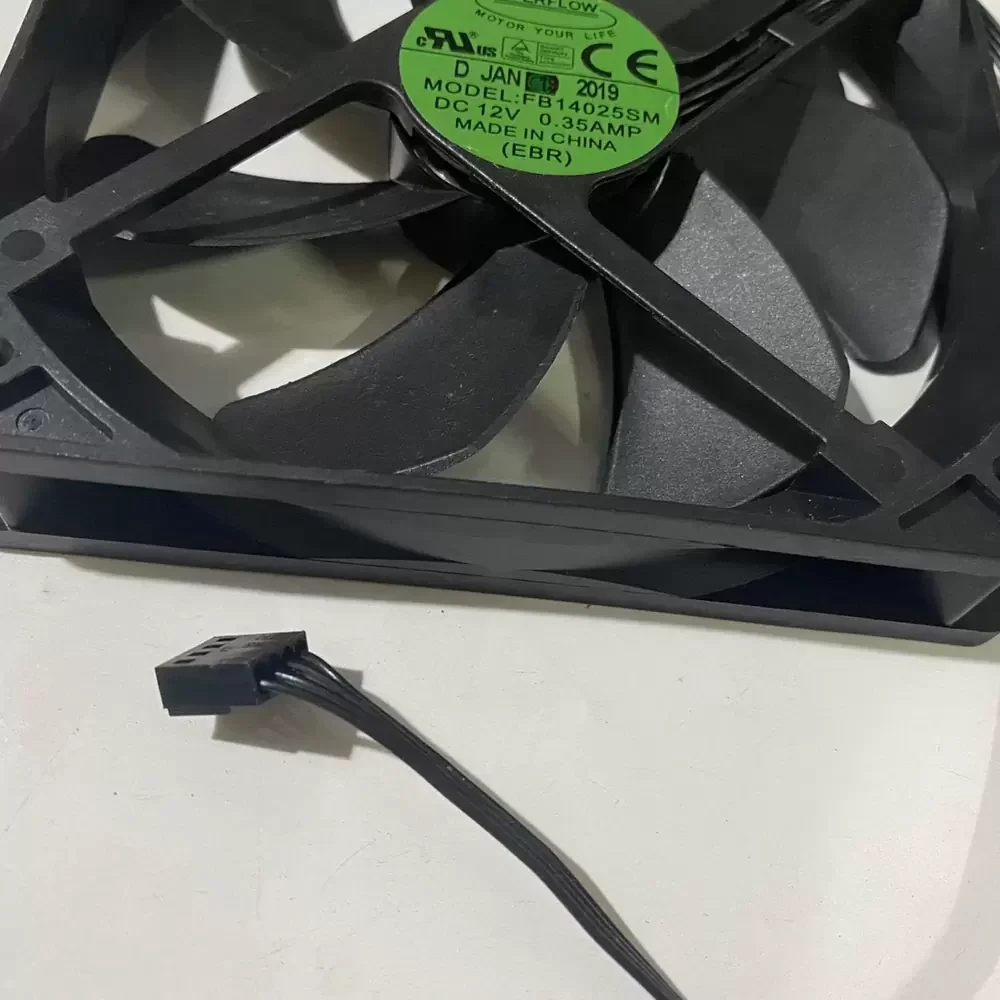 FB14025SM Everflow 12VDC 140x140x25mm PWM Axial Fan FB14025SM Everflow 12VDC 140x140x25mm PWM Axial Fan