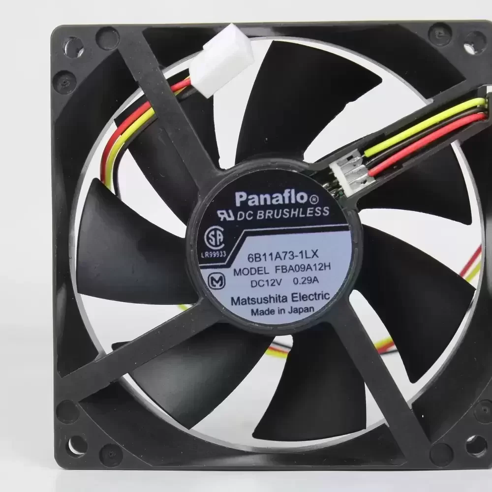 FBA09A12H Panaflo 12VDC 90x90x25mm 3-Wire Axial Fan