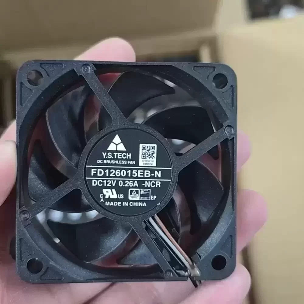 FD126015EB-N-NCR Y.S.TECH 12VDC 0.26A 60x60x15mm Axial Fan