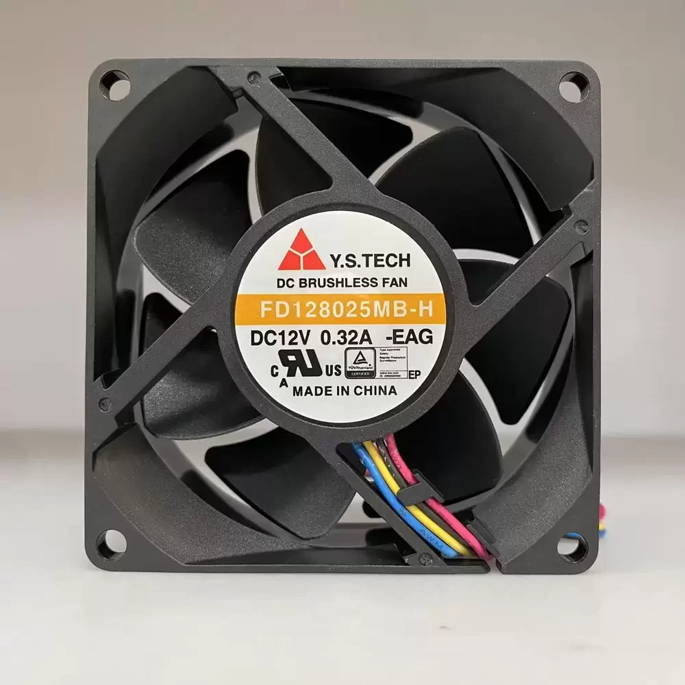 FD128025MB-H Y.S.TECH 12VDC 80x80x25mm Axial Fan