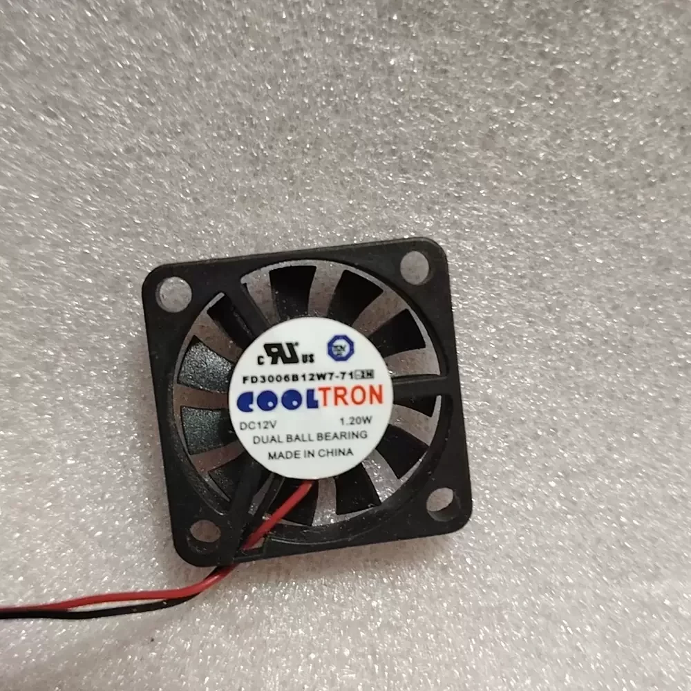 FD3006B12W7-71 Cooltron 12VDC 30x30x6mm Axial Fan