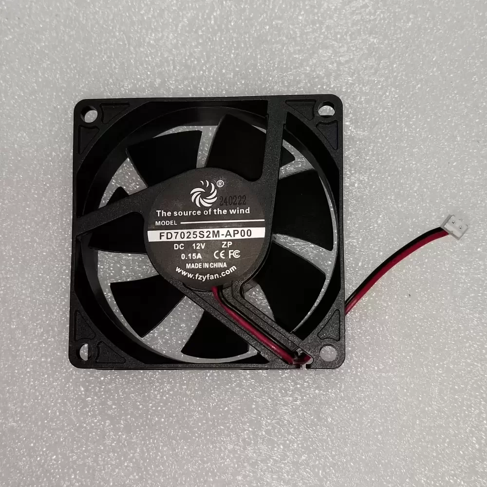 FD7025S2M-AP00 Fzyfan 12VDC 70x70x25mm Sleeve Axial Fan