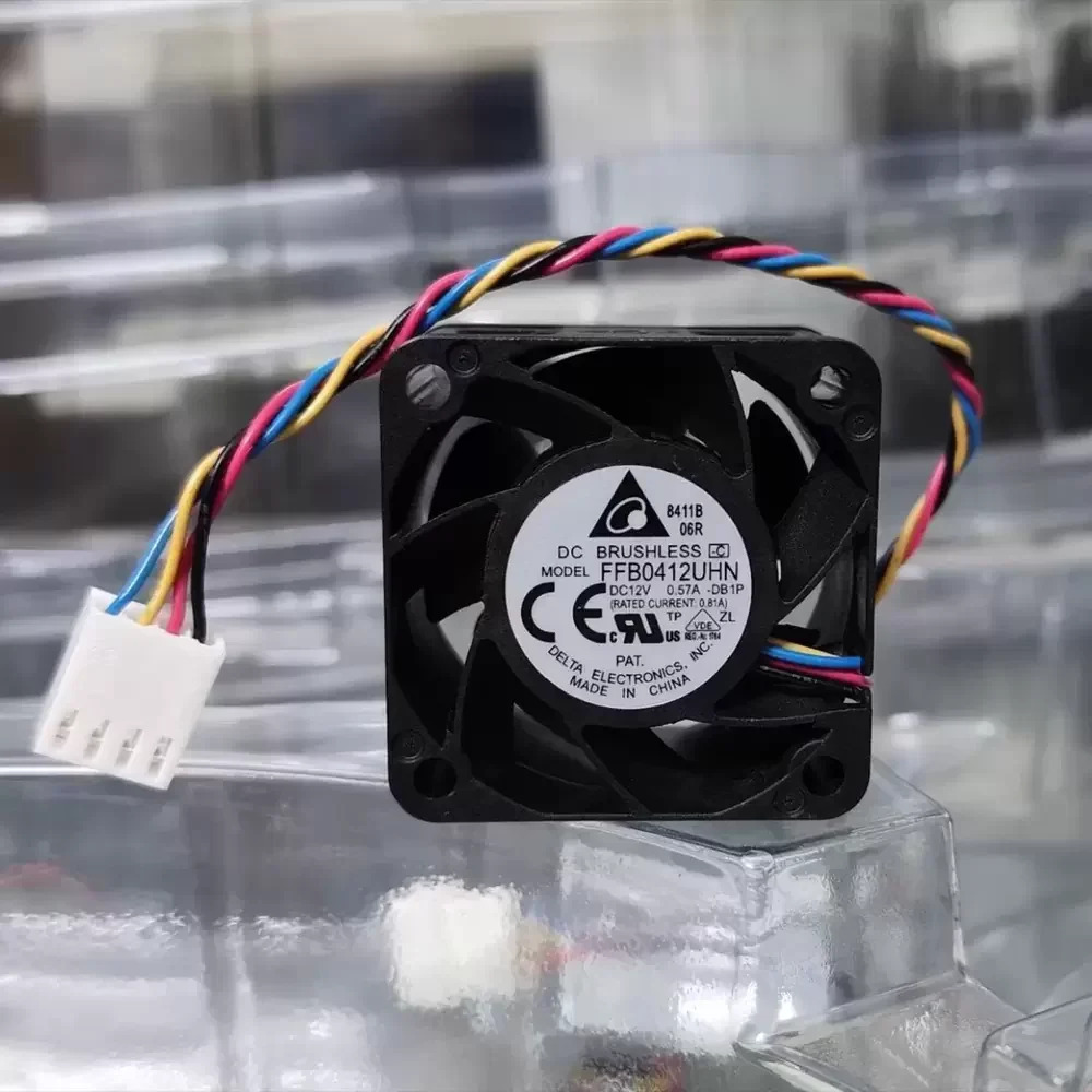 FFB0412UHN-DB1P Delta 12VDC 40x40x28mm PWM Axial Fan