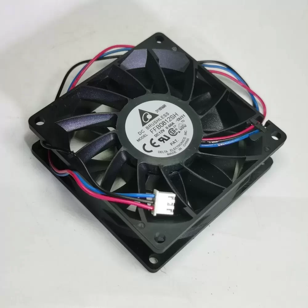 FFB0812SH-DU31 Delta 12VDC 80x80x25mm Alarm Axial Fan FFB0812SH-DU31 Delta 12VDC 80x80x25mm Alarm Axial Fan