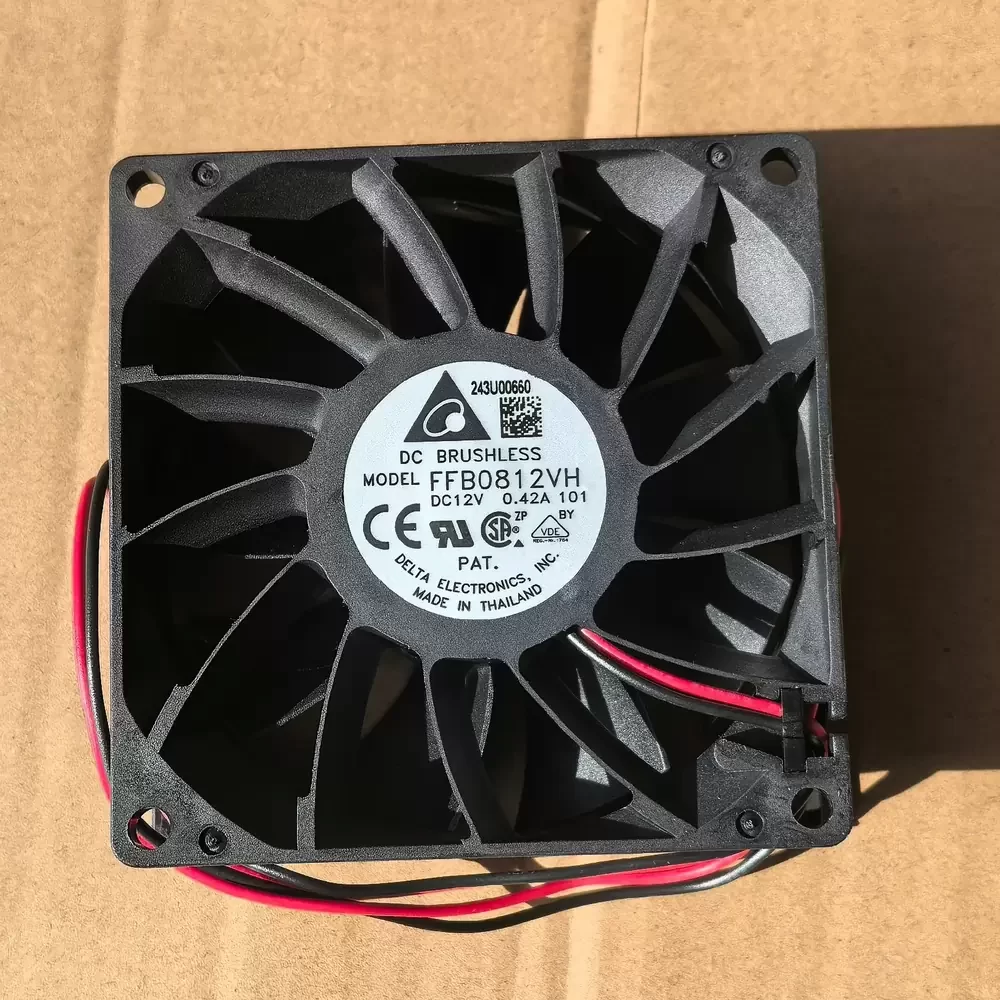 FFB0812VH-101 Delta 12VDC 80x80x25mm Cooling Axial Fan