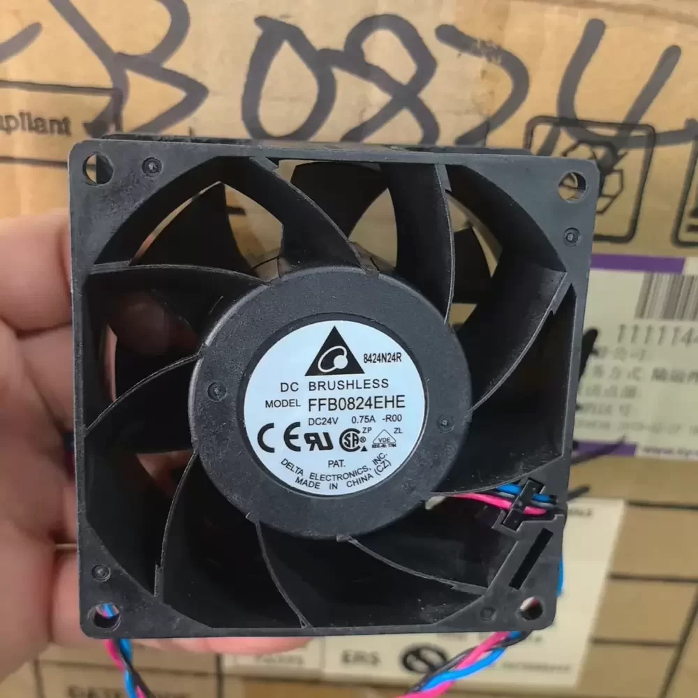 FFB0824EHE-R00 Delta 24VDC 80x80x38mm Alarm Axial Fan