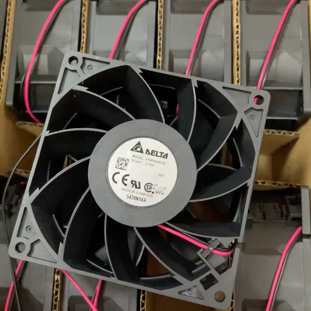 FFB0924EHE Delta 24VDC 92x92x38mm 110CFM Axial Fan