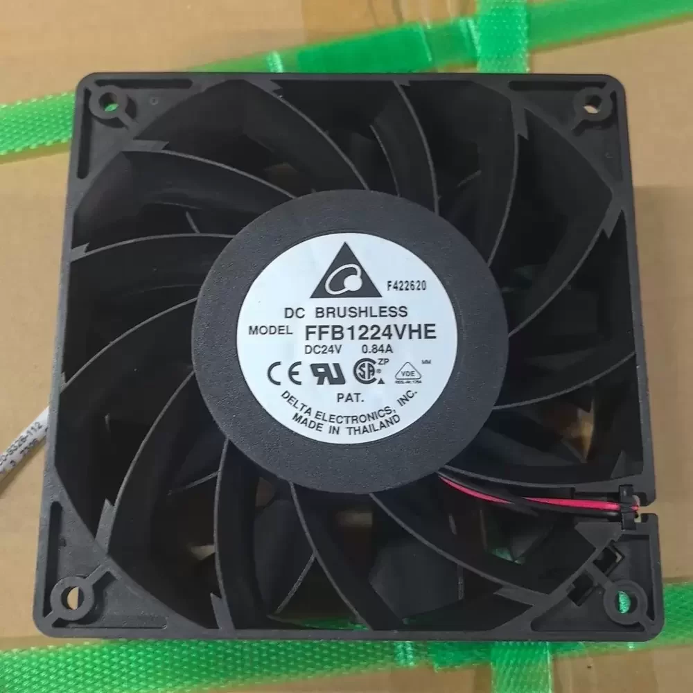 FFB1224VHE Delta 24VDC 120x120x38mm 0.84A Axial Fan