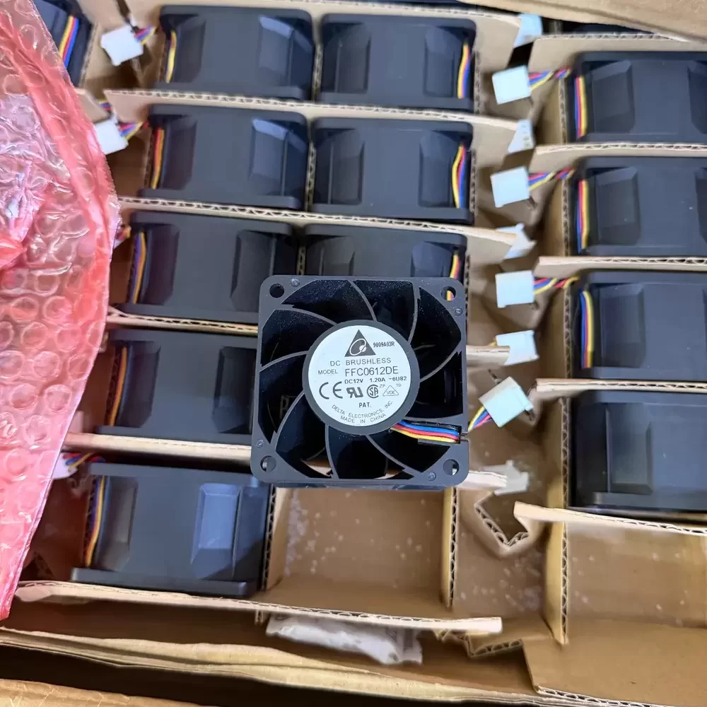 FFC0612DE-6U82 Delta 12VDC 60x60x38mm PWM Axial Fan