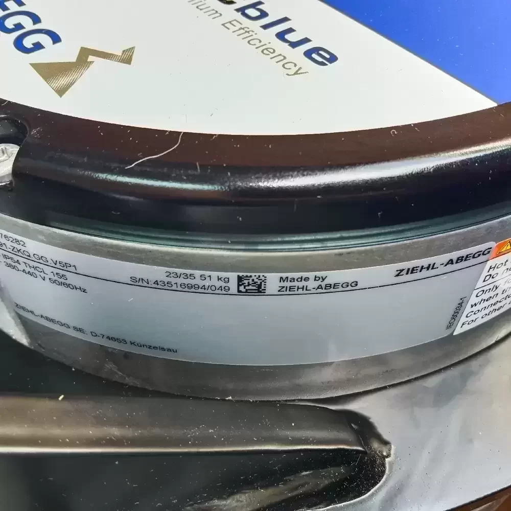 FN091-ZKQ.GG.V5P1 Ziehl-Abegg 380-480VAC 910mm ECblue Axial Fan