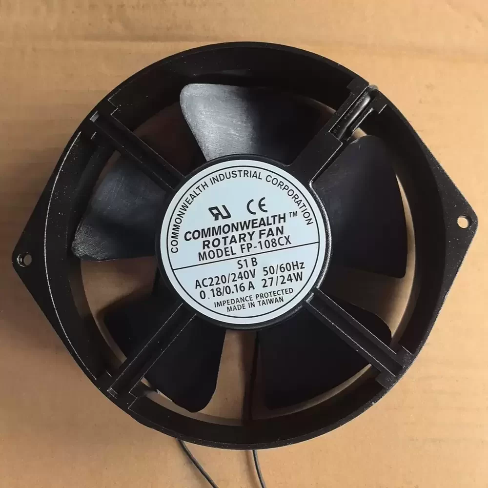 FP-108CX-S1-B Commonwealth 220/240VAC 162x150x38mm AC Axial Fan