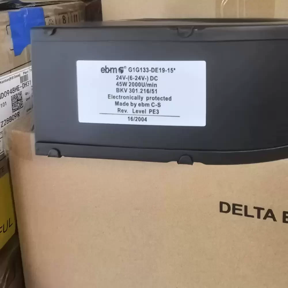 G1G133-DE19-15 ebm-papst 24VDC 133mm Metal Centrifugal Blower