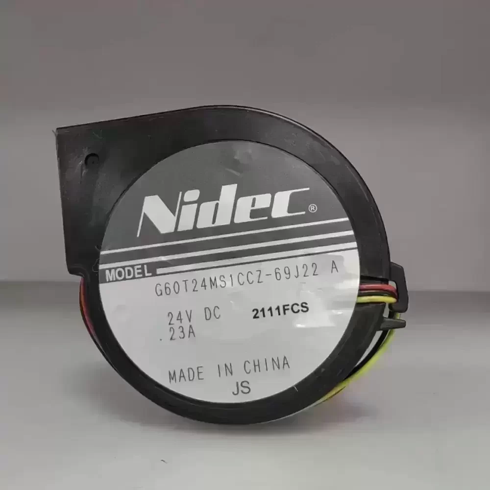 G60T24MS1CCZ-69J22 Nidec 24VDC 60x60x23mm 3-Pin Cooling Fan