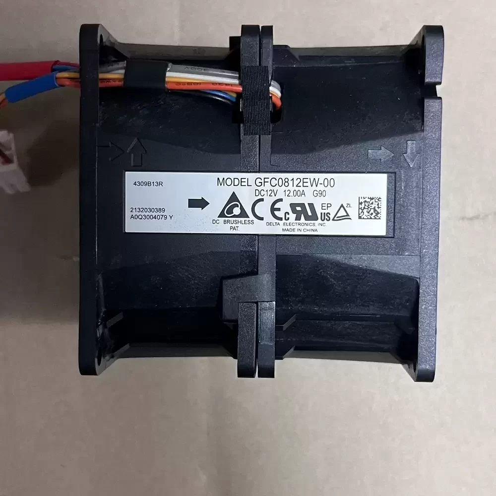 GFC0812EW-00 Delta 12VDC 80x80x80mm Counter-Rotating Axial Fan