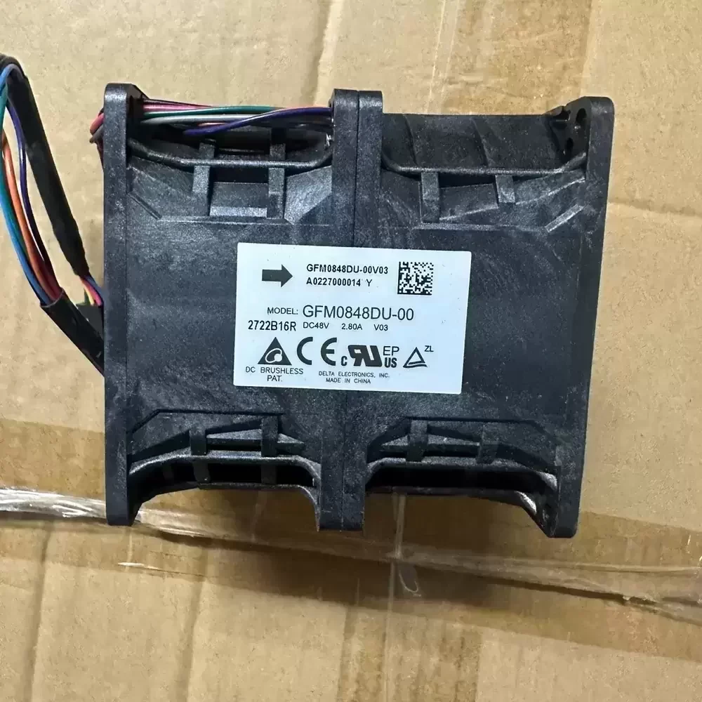 GFM0848DU-00V03 Delta 48VDC 80x80x76mm Dual Motor Axial Fan