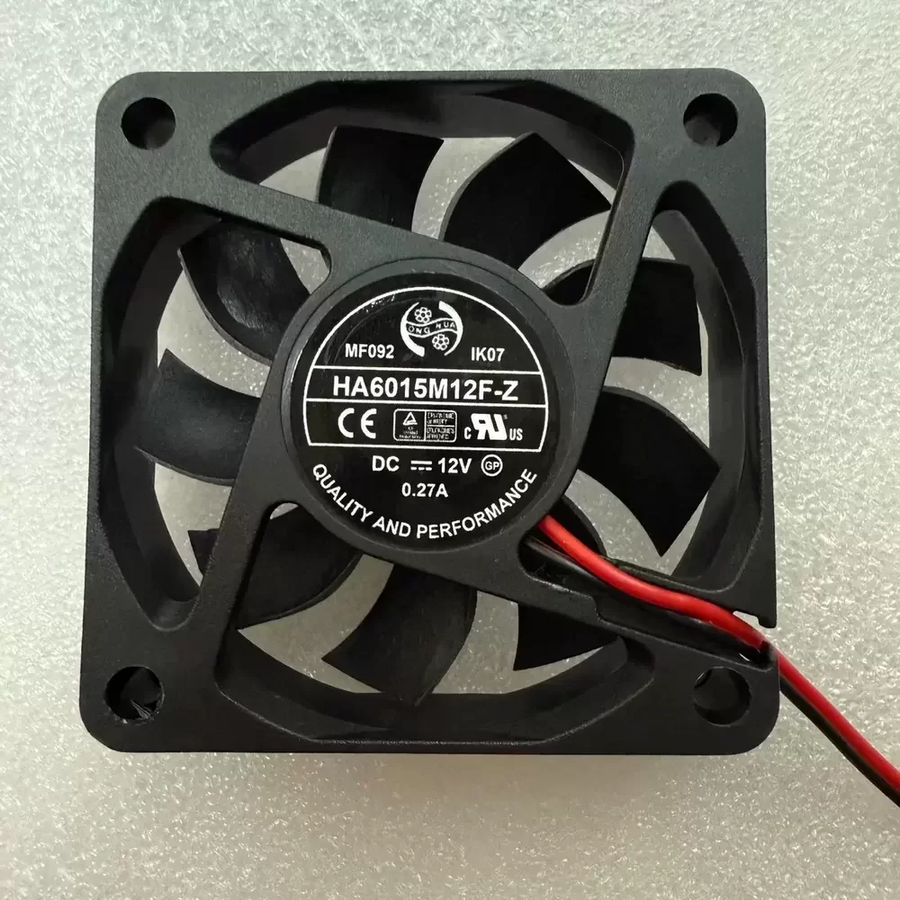 HA6015M12F-Z ONG HUA 12VDC 60x60x15mm 0.27A Axial Fan