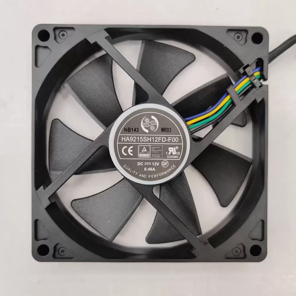 HA9215SH12FD-F00 HONGHUA 12VDC 92x92x15mm PWM Axial Fan
