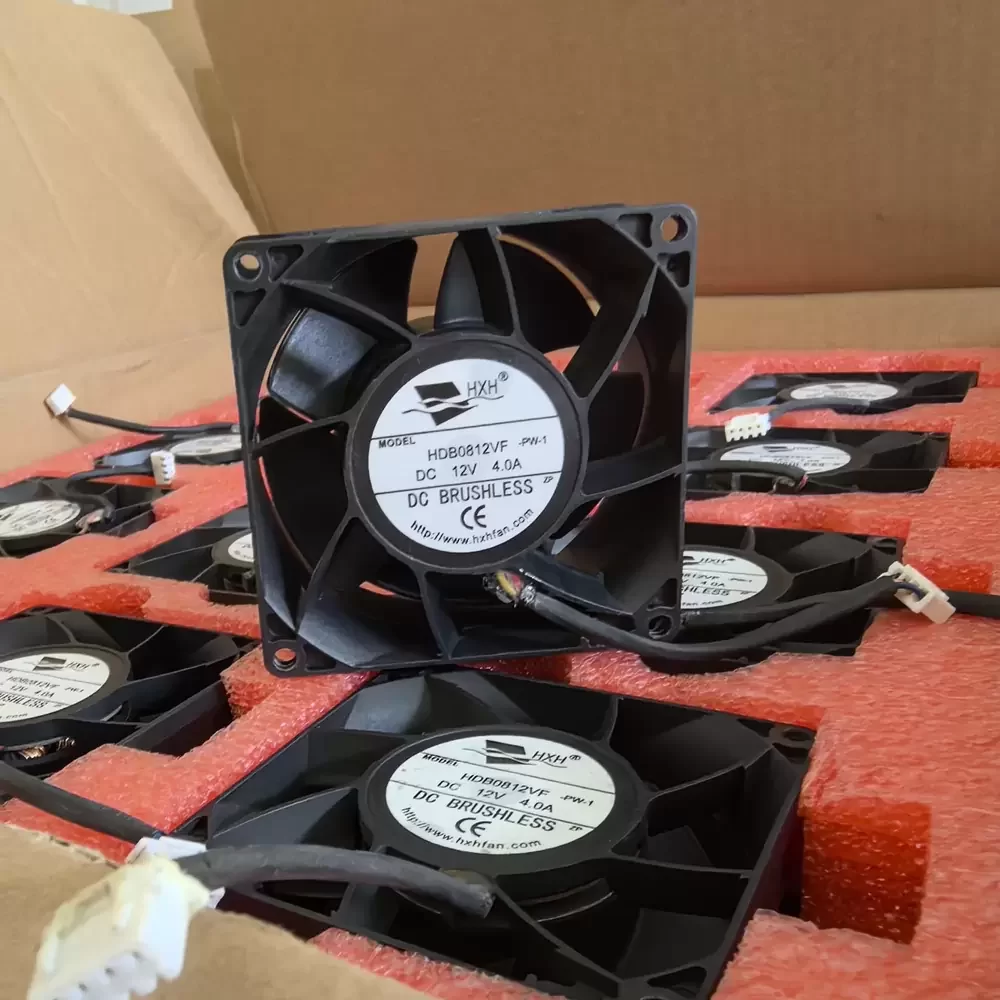 HDB0812VF-PW-1 HXH 12VDC 80x80x25mm 4.0A Axial Fan HDB0812VF-PW-1 HXH 12VDC 80x80x25mm 4.0A Axial Fan