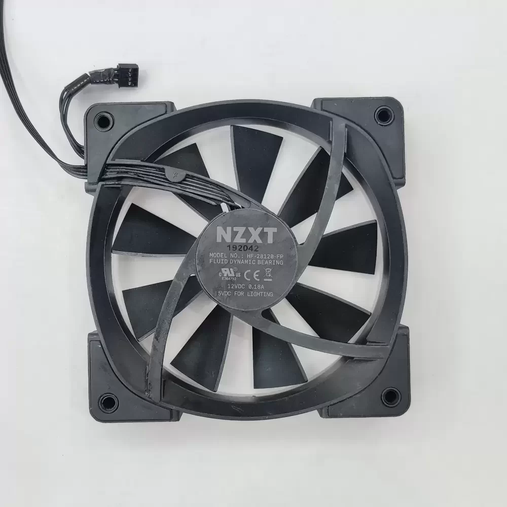 HF-28120-FP NZXT 12VDC 120x120x26mm PWM RGB Axial Fan