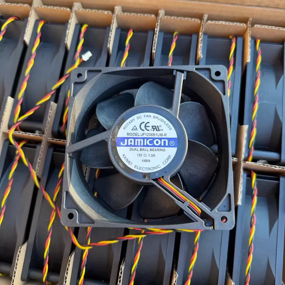 JF1238B1UM-R Jamicon 12VDC 120x120x38mm DC Axial Fan