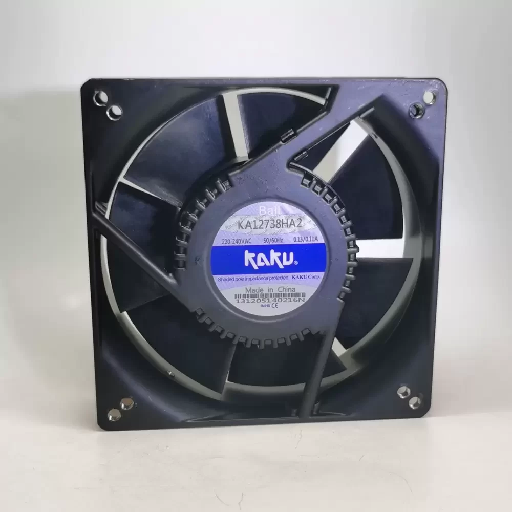 KA12738HA2 KAKU 220-240VAC 127x127x38mm Metal Impeller Axial Fan