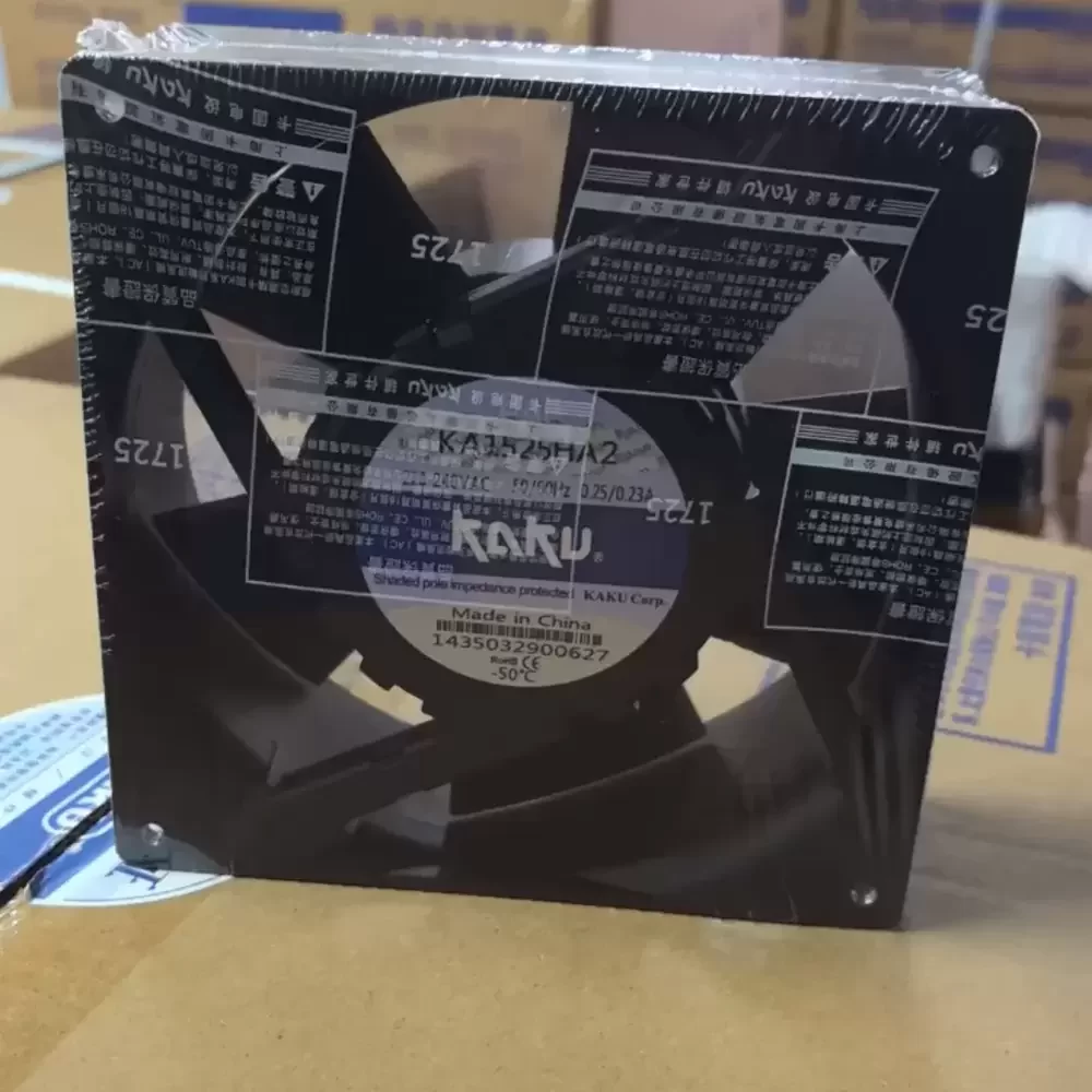 KA1525HA2 KAKU 220V 0.25A Ball Bearing AC Axial Fan