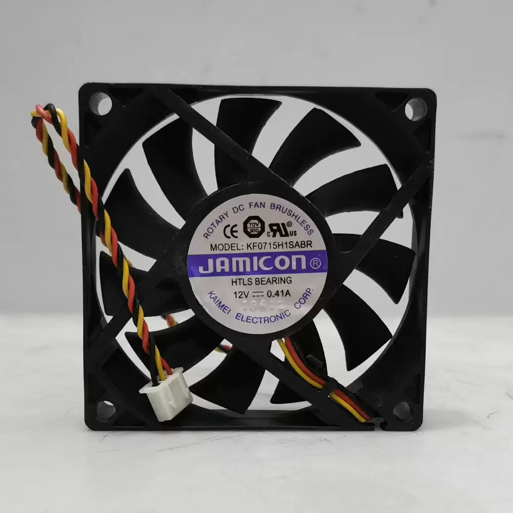 KF0715H1SABR Jamicon 12VDC 70x70x15mm 3-Wire Axial Fan