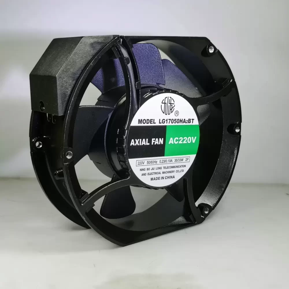 LG17050HA2BL Jiulong 220VAC 172x150x51mm Metal Axial Fan LG17050HA2BL Jiulong 220VAC 172x150x51mm Metal Axial Fan
