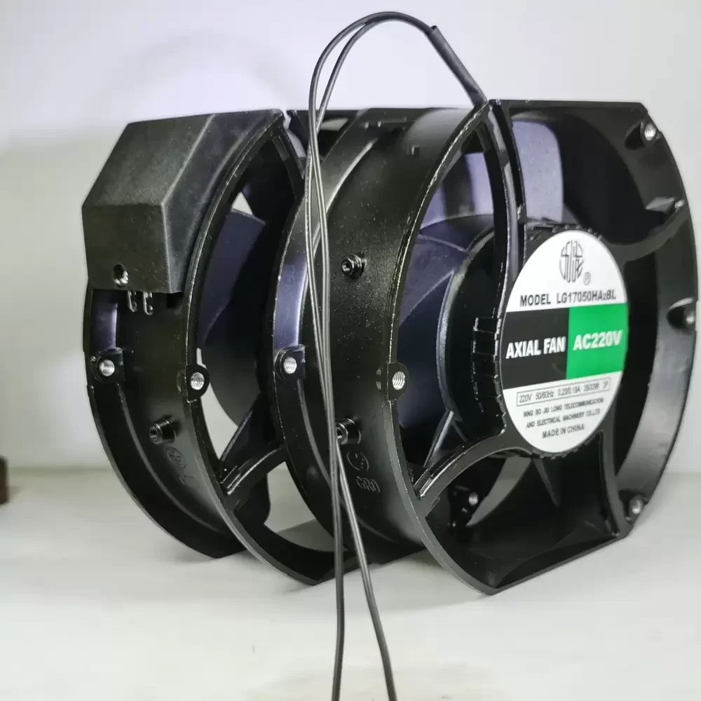 LG17050HA2BL Jiulong 220VAC 172x150x51mm Metal Axial Fan LG17050HA2BL Jiulong 220VAC 172x150x51mm Metal Axial Fan