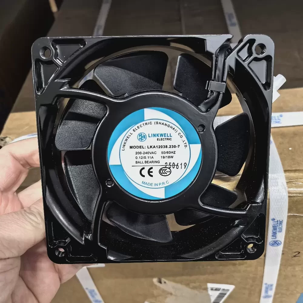 LKA12038.230-7 LINKWELL 230VAC 120x120x38mm AC Axial Fan