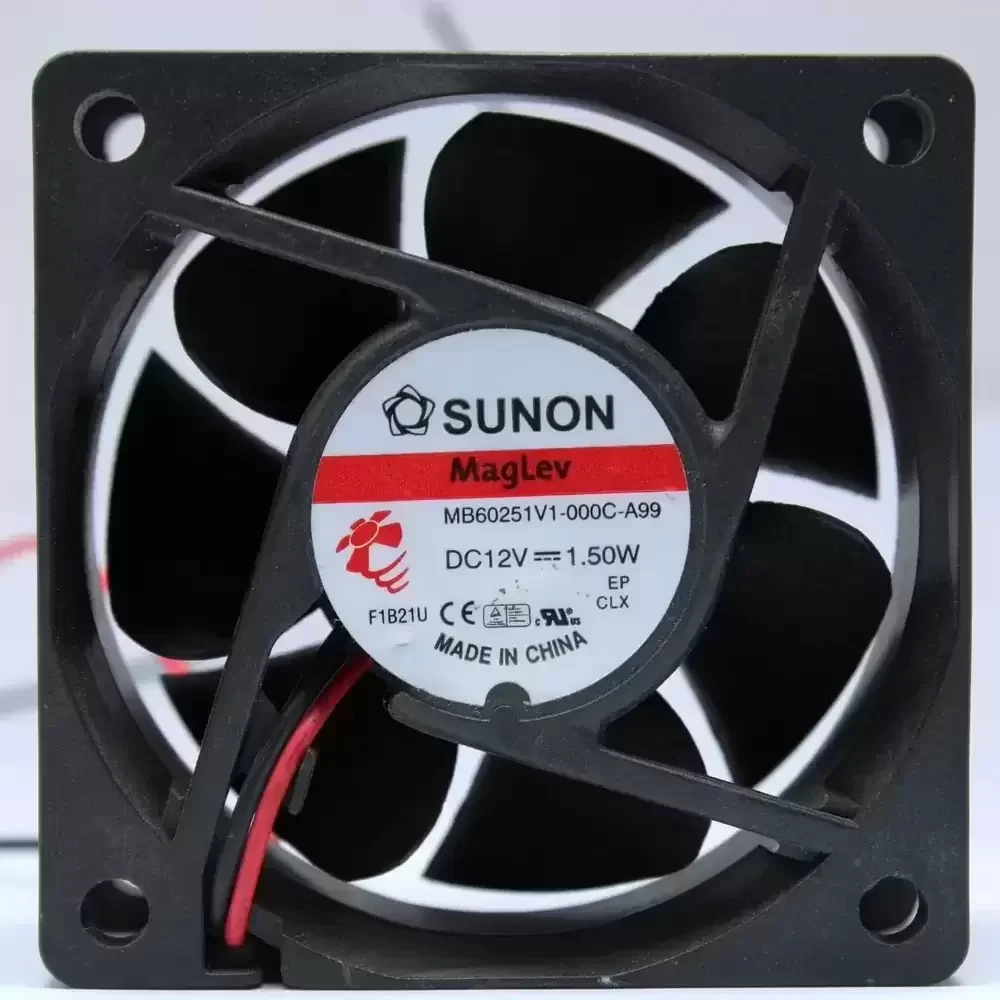 MB6025V1-000C-A99 SUNON 12VDC 60x60x25mm MagLev Axial Fan