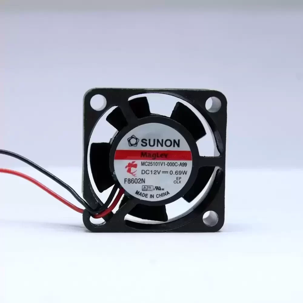 MC25101V1-000C-A99 SUNON 12VDC 25x25x10mm MagLev Axial Fan