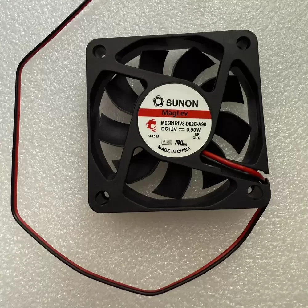 ME60151V3-D02C-A99 SUNON 12VDC 60x60x15mm MagLev Axial Fan