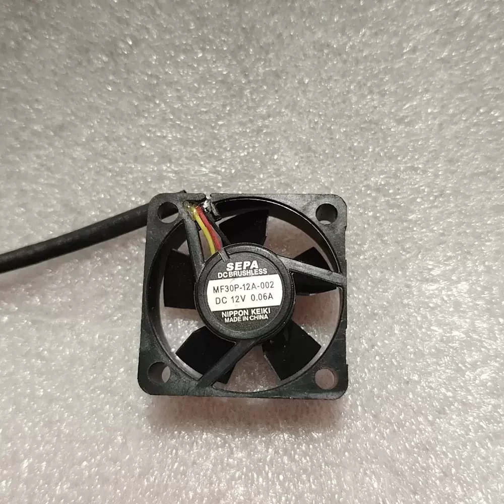 MF30P-12A-002 SEPA 12VDC 30x30x10mm 3-Wire Axial Fan