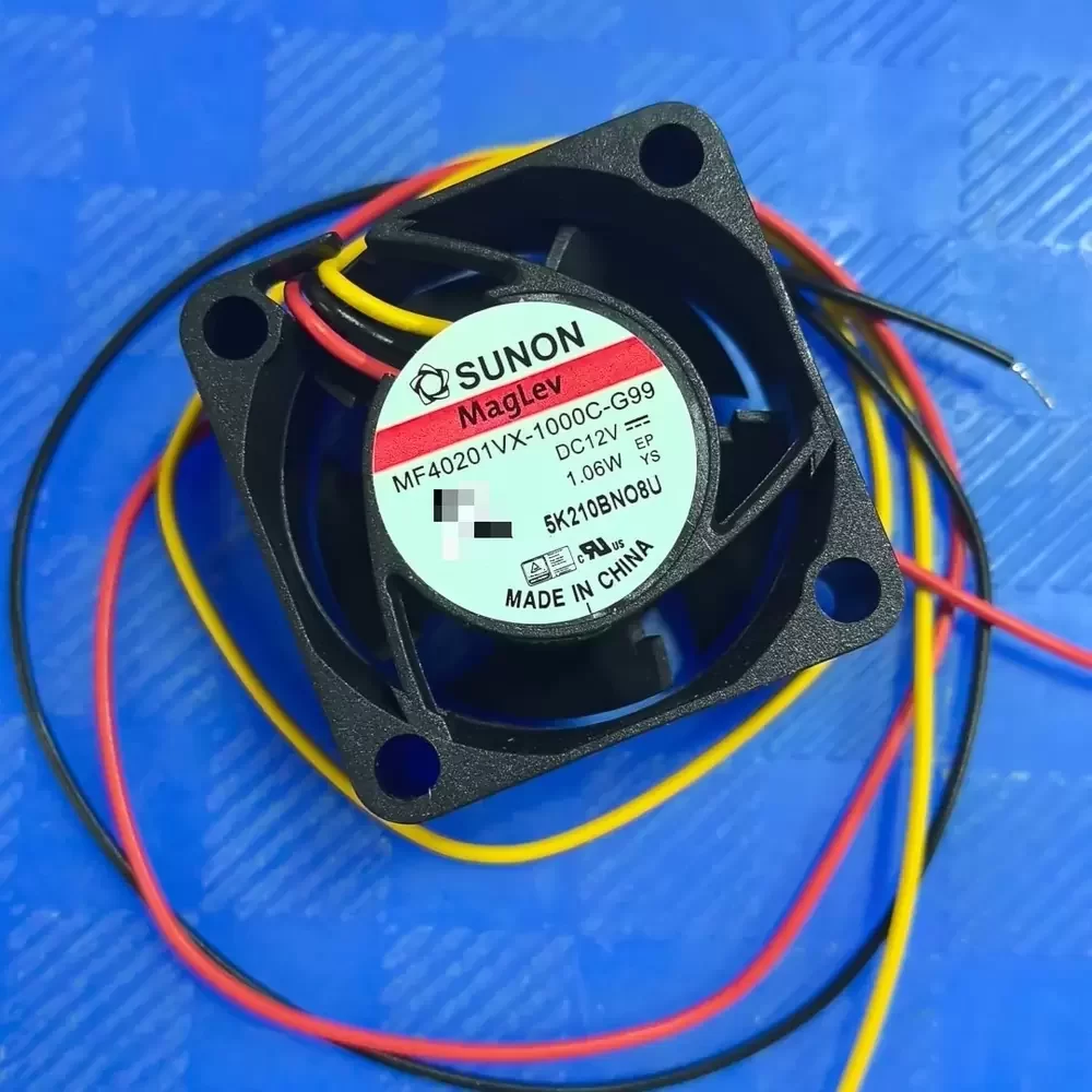 MF40201VX-1000C-G99 SUNON 12VDC 40x40x20mm MagLev Axial Fan MF40201VX-1000C-G99 SUNON 12VDC 40x40x20mm MagLev Axial Fan