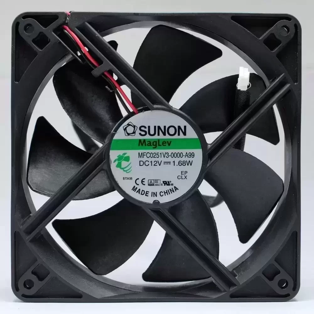 MFC0251V3-0000-A99 SUNON 12VDC 120mm MagLev Axial Fan