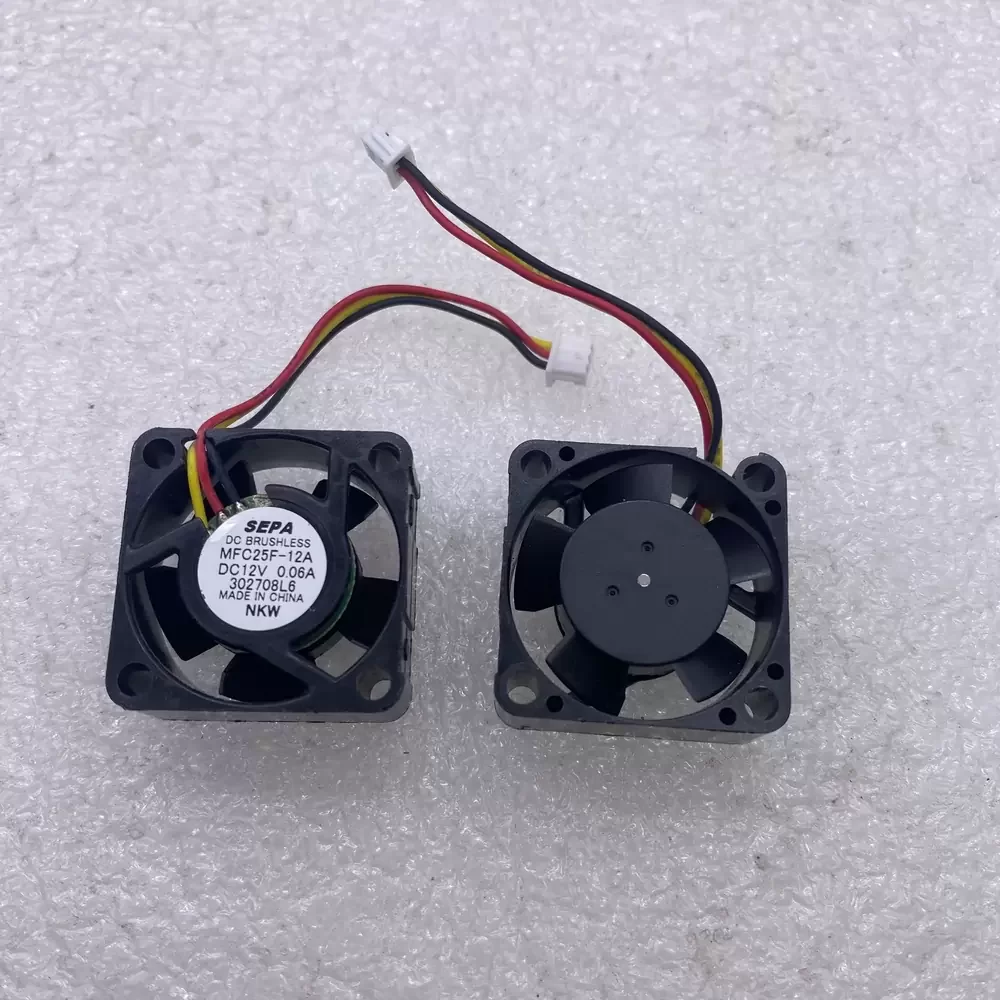 MFC25F-12A SEPA 12VDC 25x25x10mm 3-Wire Axial Fan