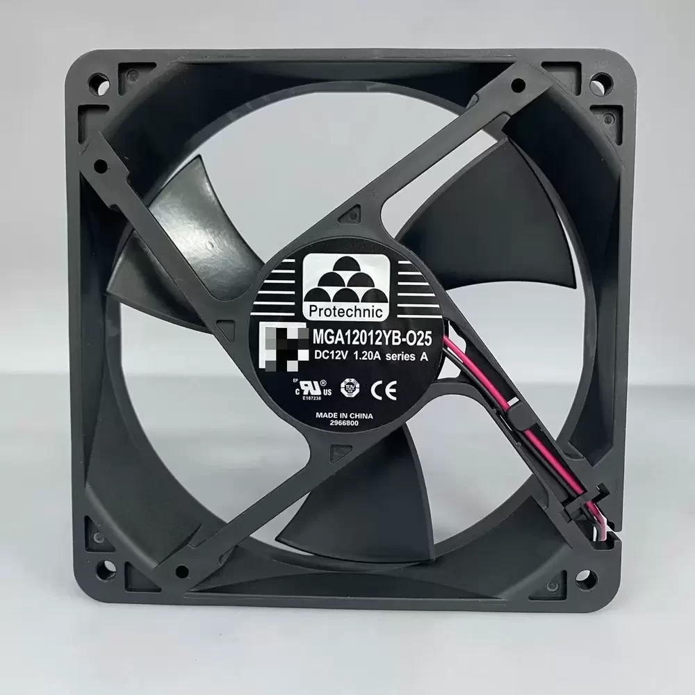 MGA12012YB-O25 Protechnic 12VDC 120x120x25mm Axial Fan