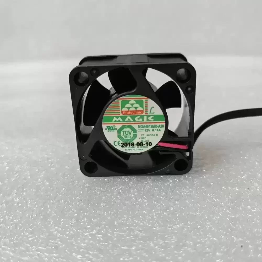 MGA4012MR-A20 Protechnic 12VDC 0.11A 40x40x10mm Axial Fan