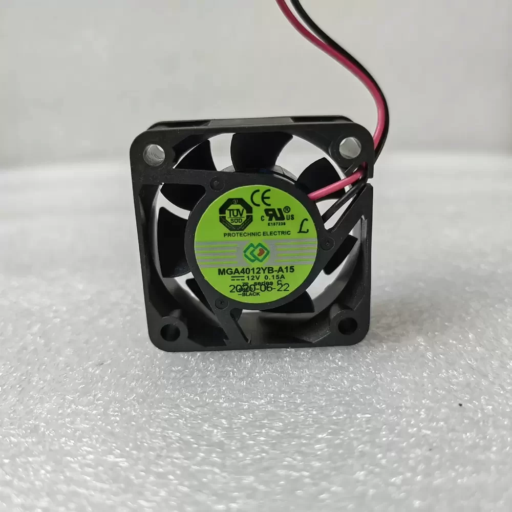 MGA4012YB-A15 MAGIC 12VDC 40x40x15mm 2-Ball Bearing Axial Fan